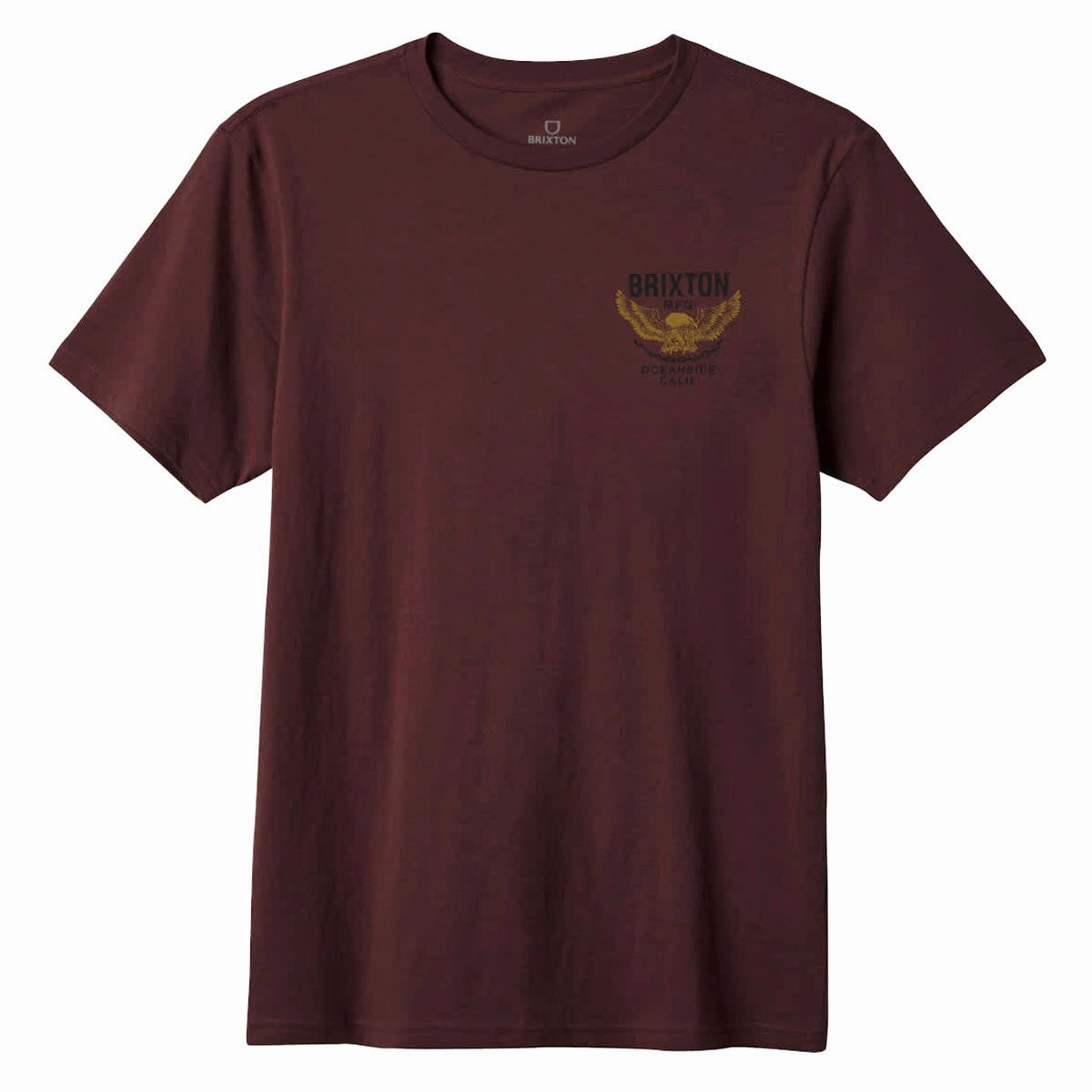 Brixton Waller T-Shirt - Port Worn Wash NonRestrictive Cut