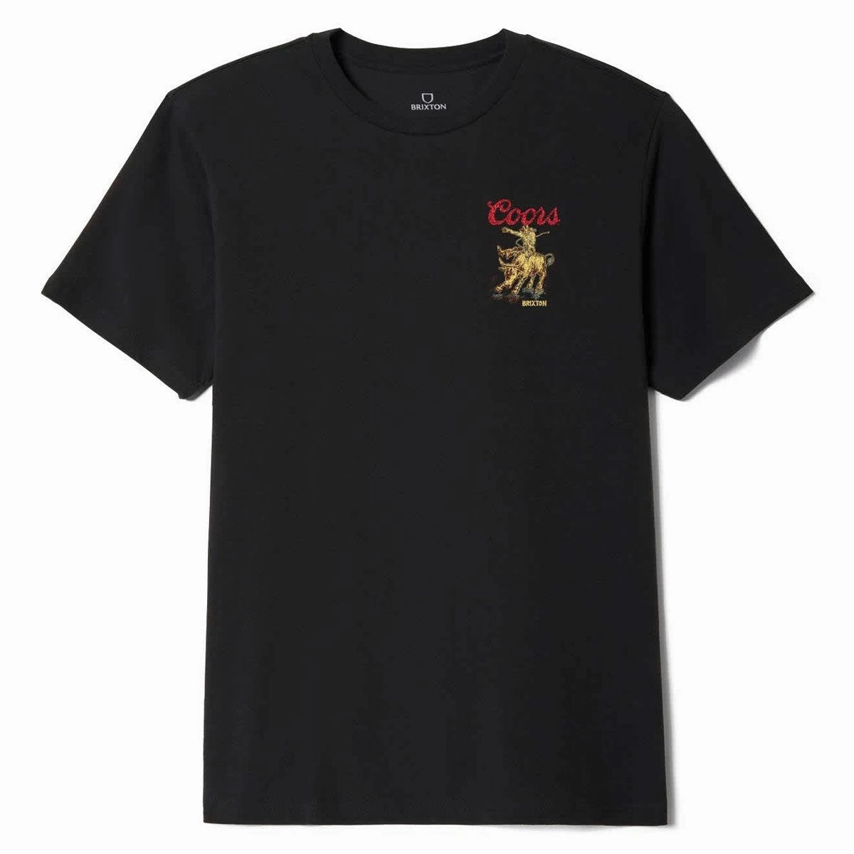 Brixton x Coors Bound T-Shirt - Black Layering Fashion
