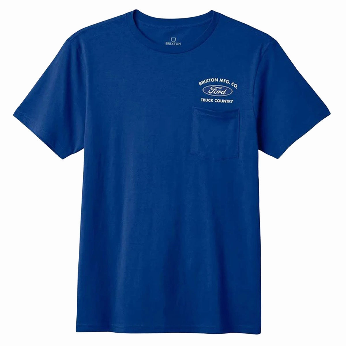 Everyday Essential Brixton x Ford Truck Country Pocket T-Shirt - Ford Blue
