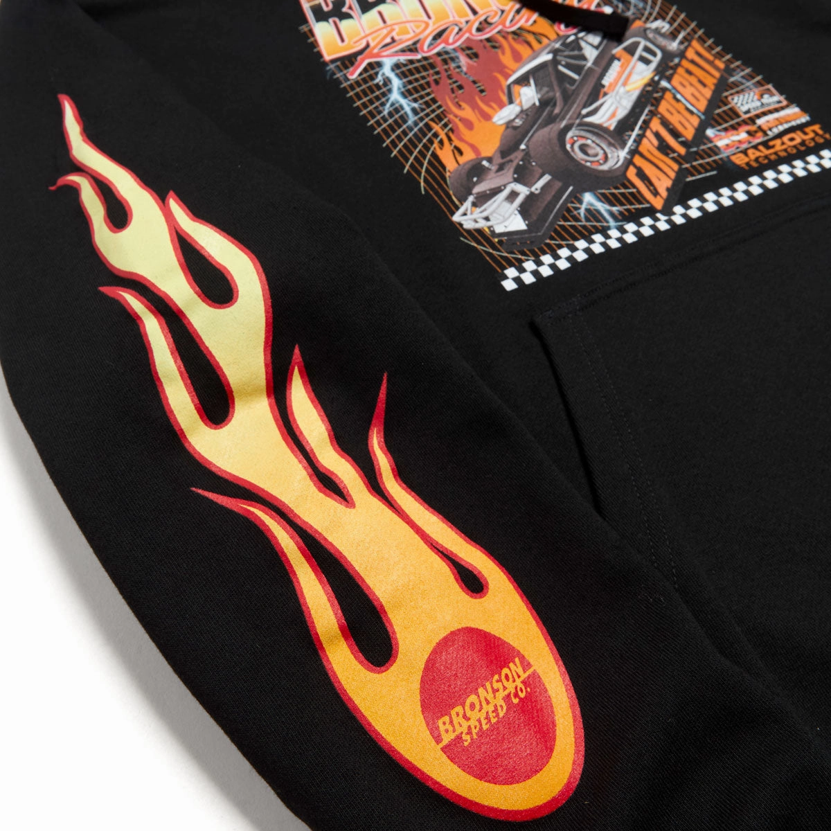 Temperature control Walrus like Bronson Racing Raw Hoodie - Black