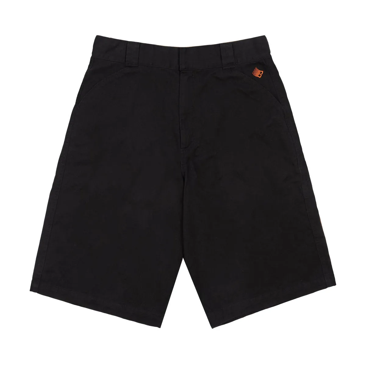 Bronze 56k Chino Shorts - Black StaticResistantMaterial EcoFriendlyBlend