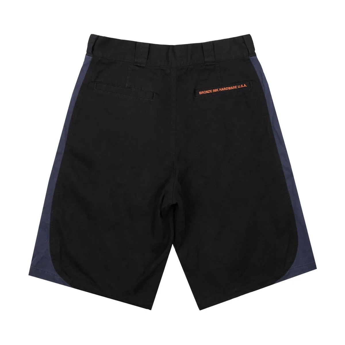 Hand washable Fun Colors Bronze 56k Chino Shorts - Navy