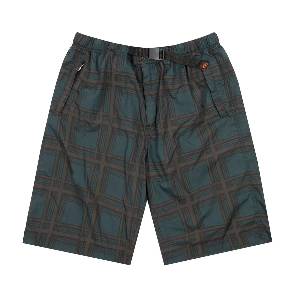 Bronze 56k Plaid Shorts - Blue Seamless Waist Technology