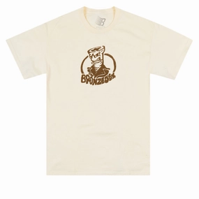 Soft and Flexible Bronze 56k The Bolt T-Shirt - Cream