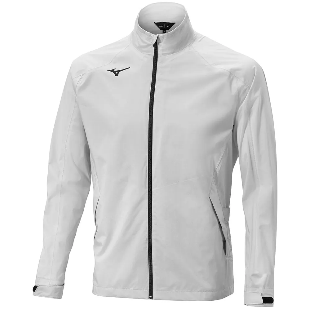 Durable Double Stitching Eco Friendly Mizuno Nexlite Flex Waterproof Jacket - Grey
