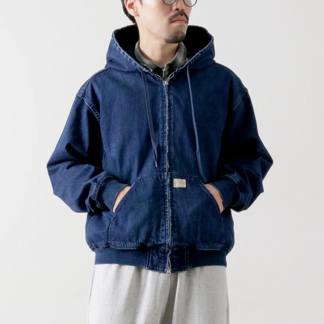 REMI RELIEF / Denim Zip Jacket High Collar Windguard Ripstop Technology