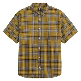 Vans Lawson Plaid Shirt - Burnt Gold/Stormy Weather Local Favorite All Day Comfort Tech