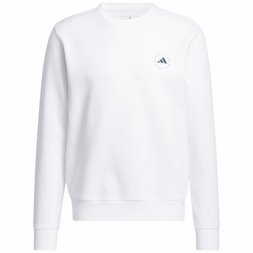 adidas Core Crew Neck Pullover - White Office Casual