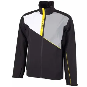 Galvin Green Apollo Waterproof Jacket - Black/White/Yellow Clean Edge Piece