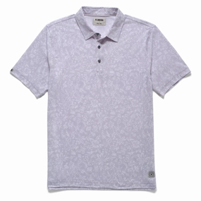 Travel Staple Athletic Cut Linksoul Delray Baja Floral Print Polo