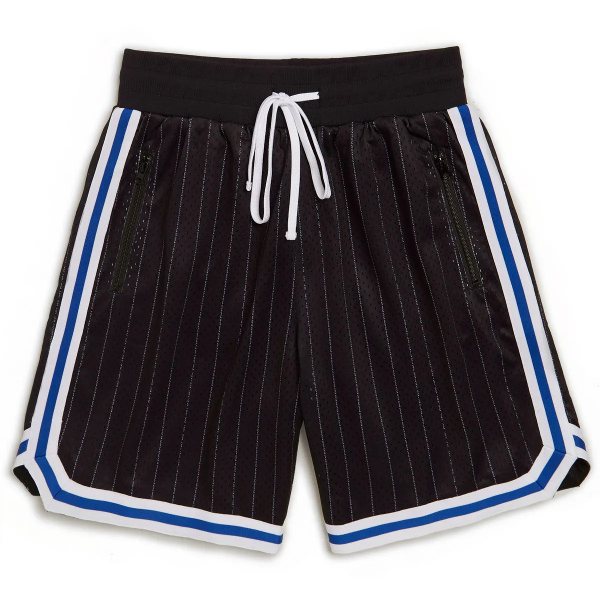 Stretchable CCS Crossover Basketball Shorts - Black/Blue