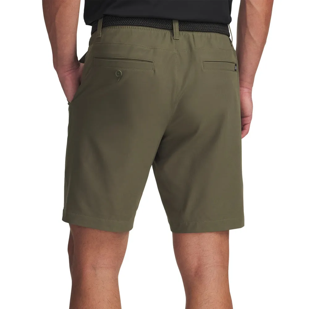 Under Armour Drive Taper Shorts - Marine OD Green/Halo Gray DoubleStitchedSeams