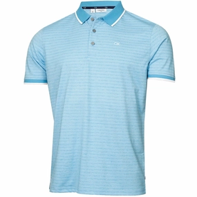Cozy Look Calvin Klein Sudbury Polo Shirt - Boy Blue Marl