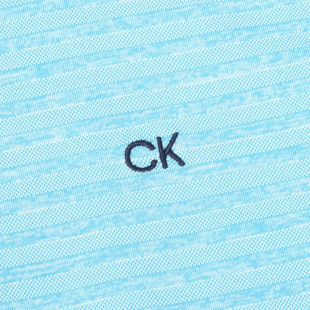 QuickDry Material Calvin Klein Sudbury Polo Shirt - Boy Blue Marl