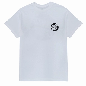 Santa Cruz Other Dot T-Shirt - White/UV Red Stretchable Knit