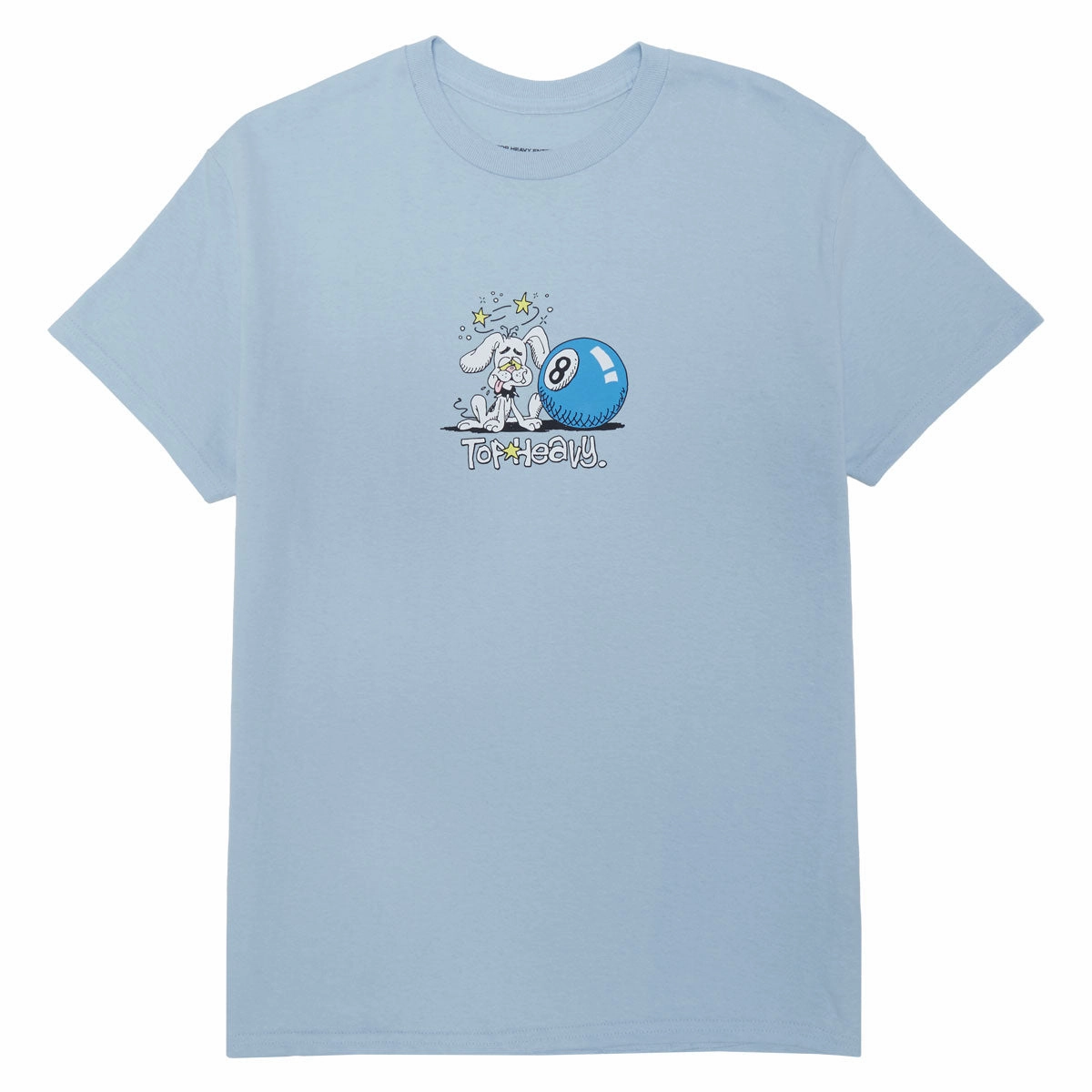 Top Heavy Dog Daze T-Shirt - Light Blue Light Fit