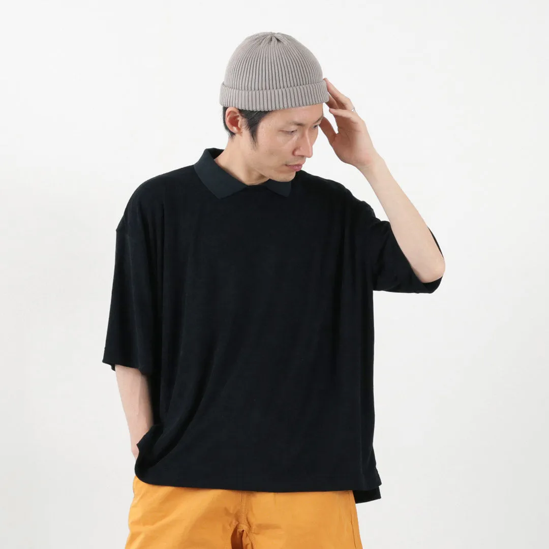 Durable Fabric CAL O LINE / Pile Polo Crew