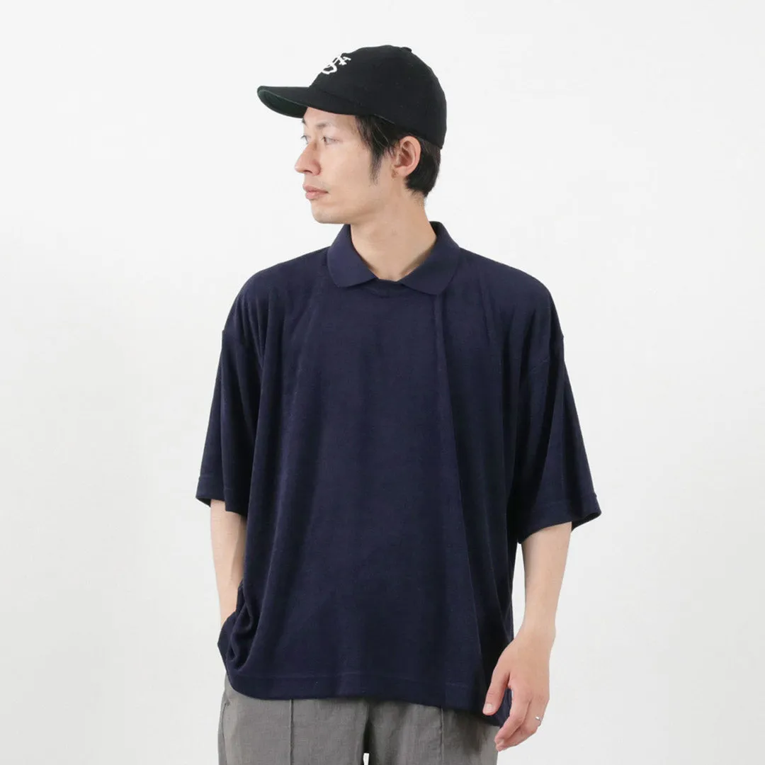 Bold Pattern Animal Print CAL O LINE / Pile Polo Crew