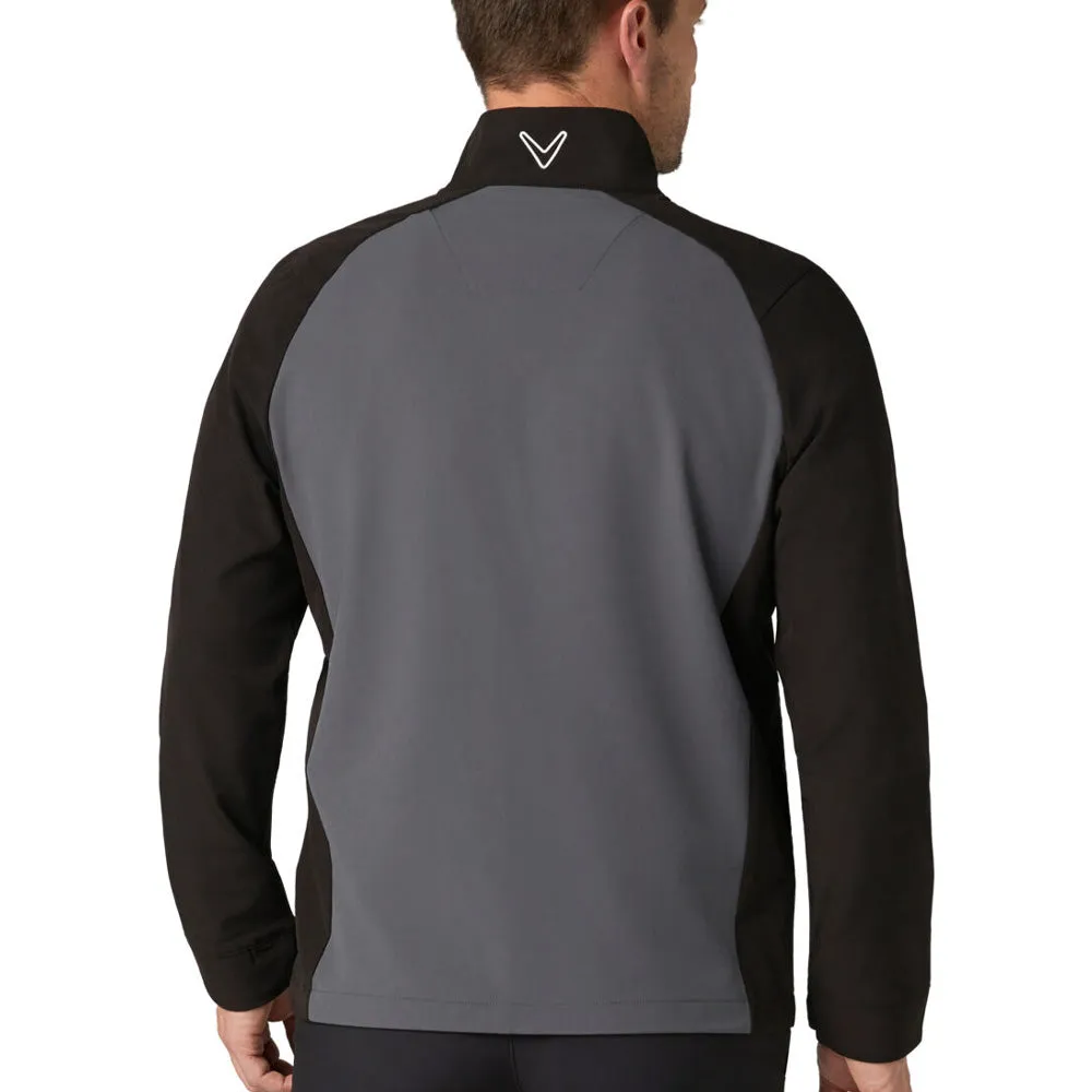 Callaway 1/2 Zip Wind Jacket - Caviar Basic Fit