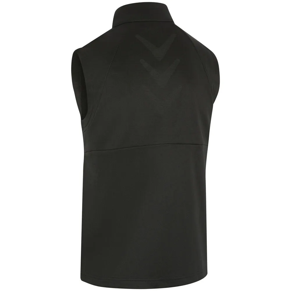 Callaway Chev High Gauge Gilet - Caviar Polyester Material Noise Free Fabric