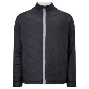 Recycled Material Blend Callaway Chev Puffer II Golf Jacket - Black