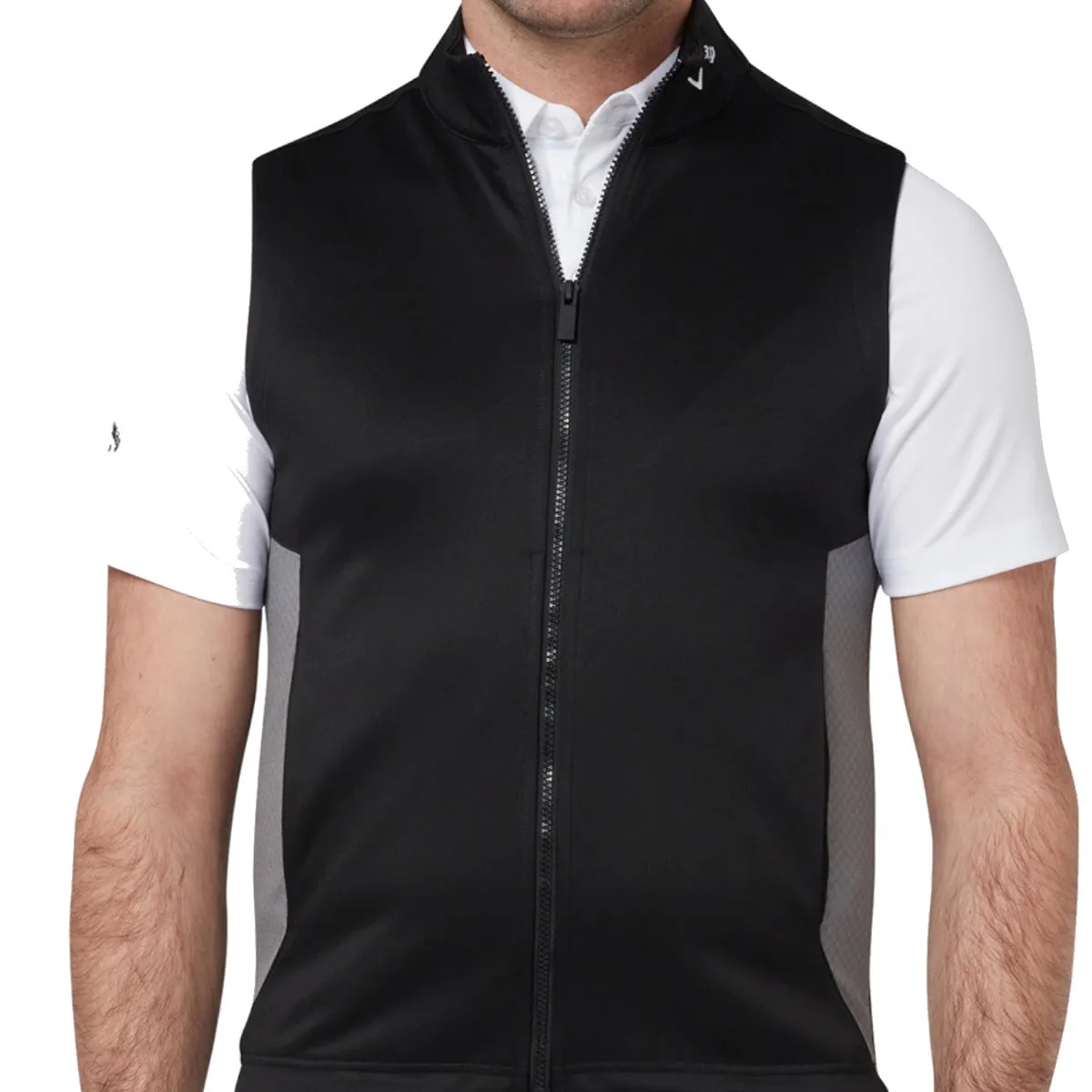 Callaway Chev Textured Gilet - Caviar dedication