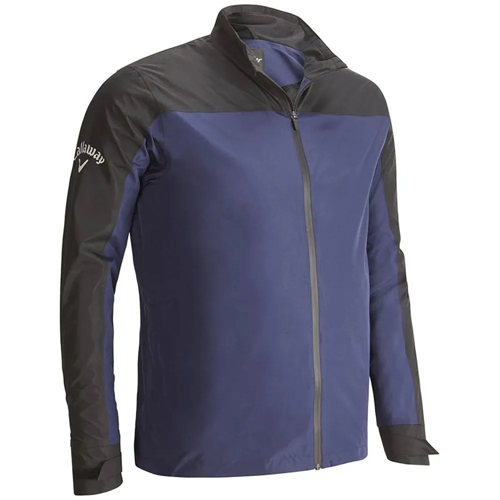 Magnetic Fasteners Ergonomic Shoulder Fit Callaway Corporate Waterproof Jacket - Peacoat