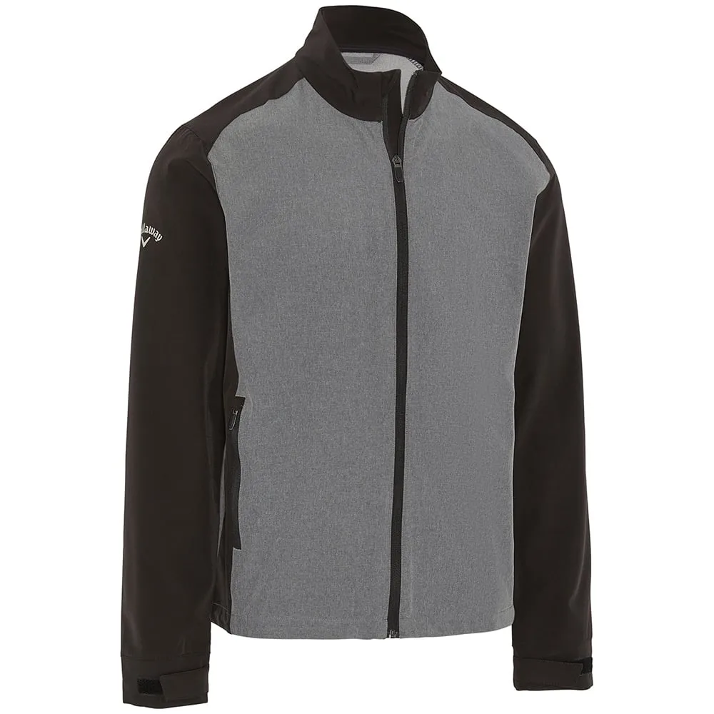Callaway Full Zip Wind Jacket - Grey/Heather Reinforced Stitching Eco Certified Textiles