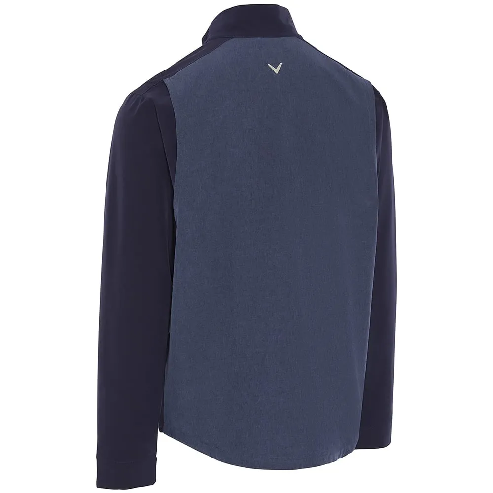 Callaway Full Zip Wind Jacket - Peacoat/Heather AntiStatic Lining