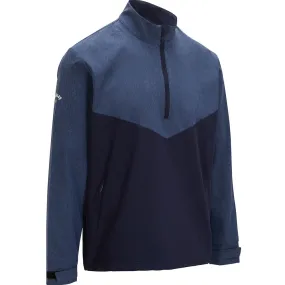Callaway Heathered 1/4 Zip Wind Jacket - Dark Moody Heather Quick Access Closures