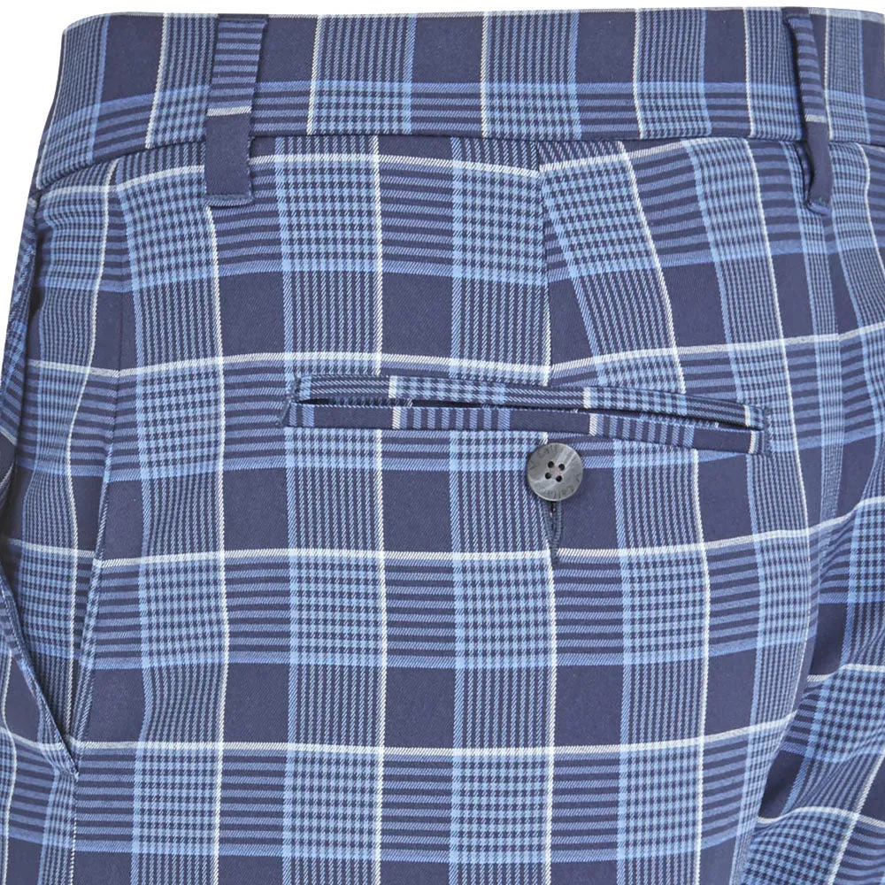 Simple Vibe Callaway Heritage Plaid Shorts - Peacoat