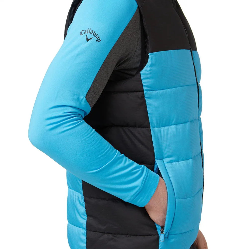 environment popular in coastal areas Callaway Premium Down Vest - Malibu Blue