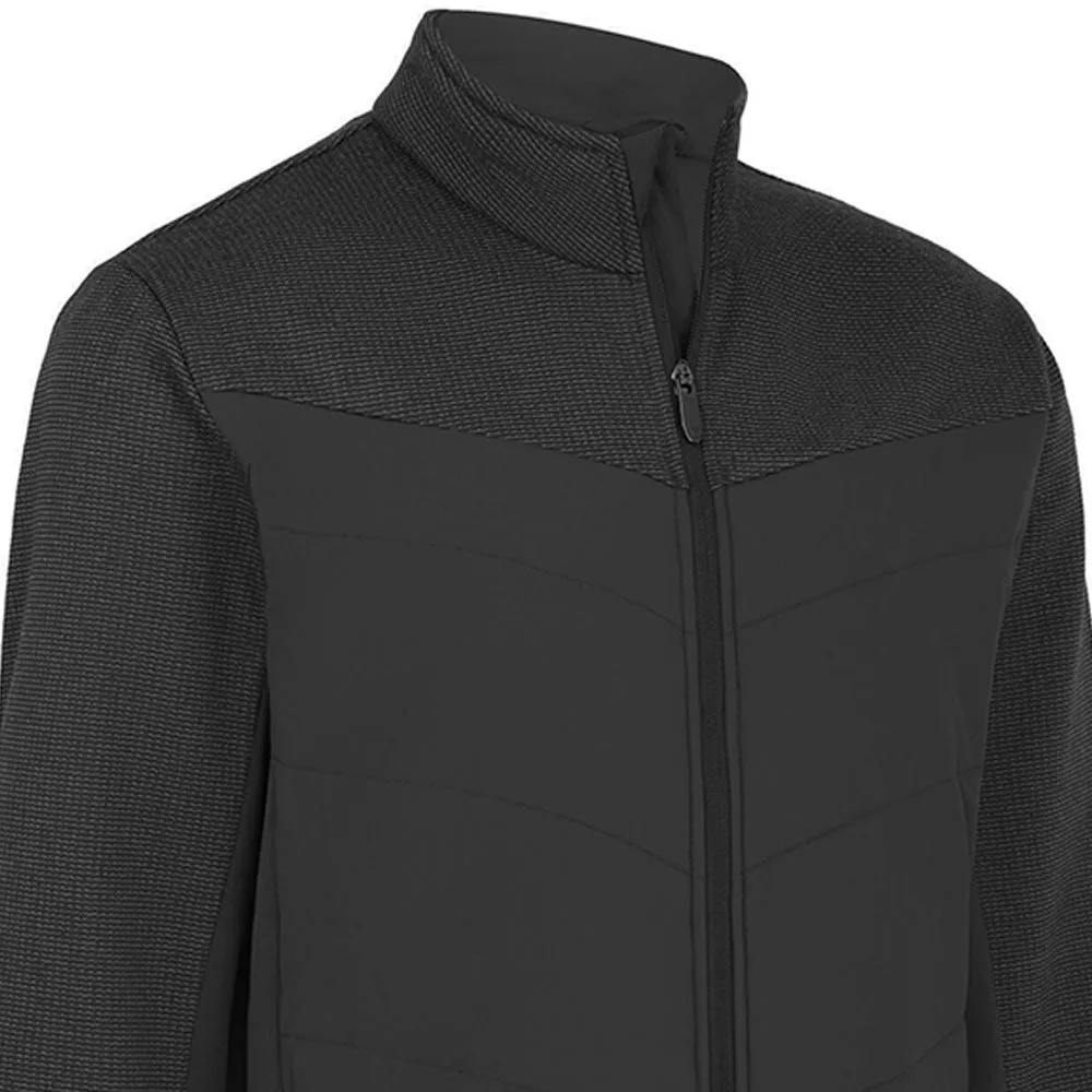 Moisture Managing Liner Chill Day Layer Callaway Primaloft Insulated Jacket - Black Heather