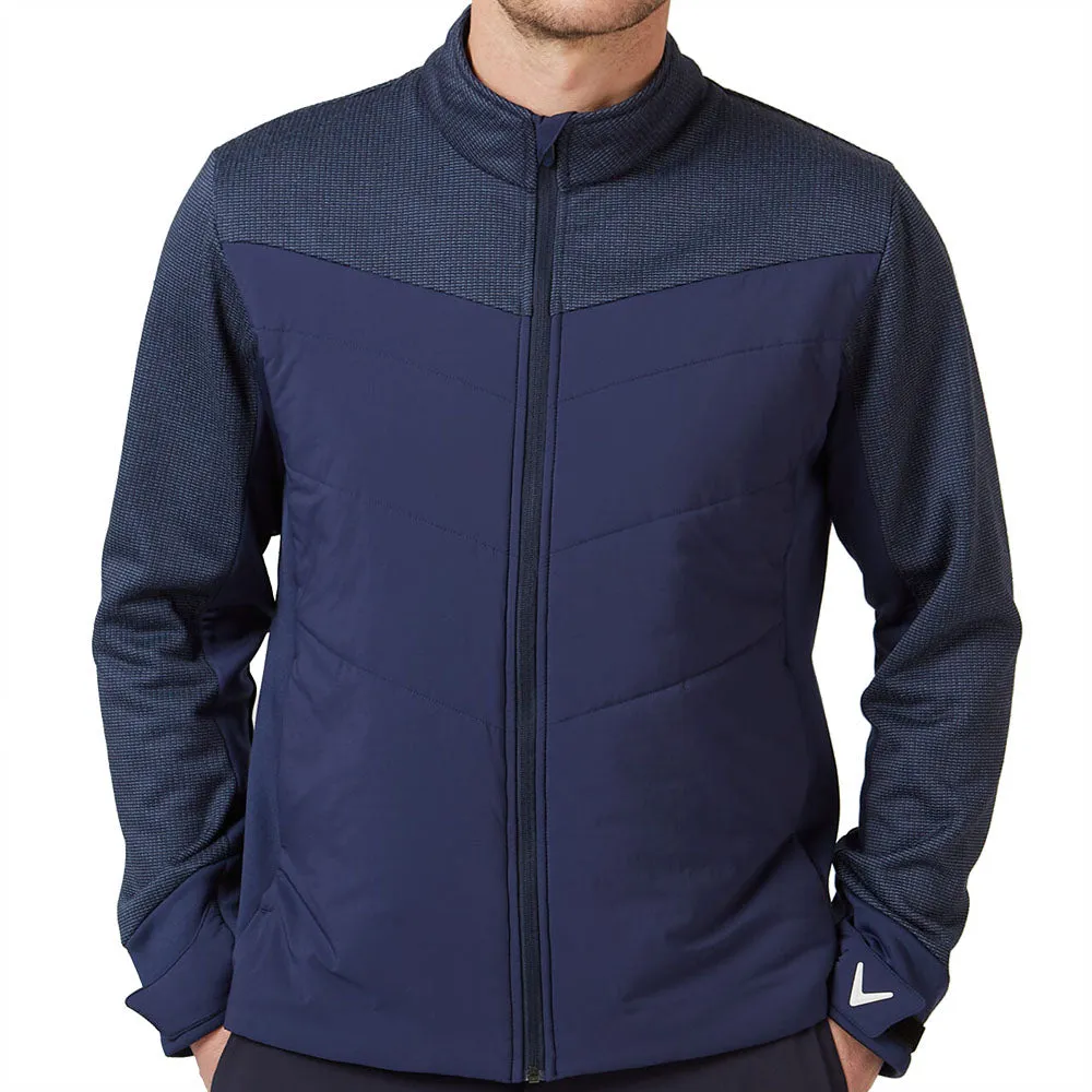 Callaway Primaloft Insulated Jacket - Dark Navy Heather Non Bulky Design