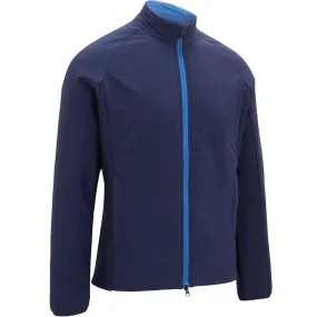 Callaway Primaloft Mixed Media Jacket - Peacoat Collapsible Packable Design