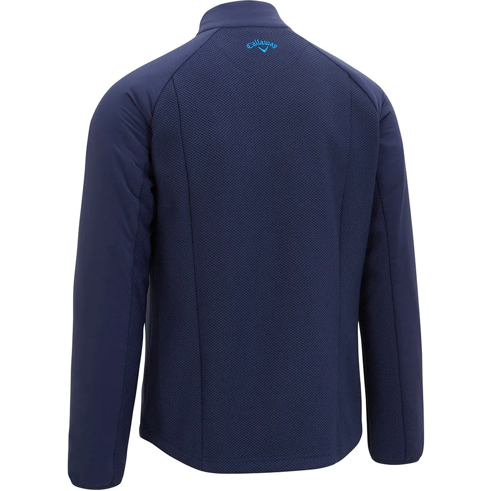 Callaway Primaloft Mixed Media Jacket - Peacoat Travel Fit Thermoregulating Lining