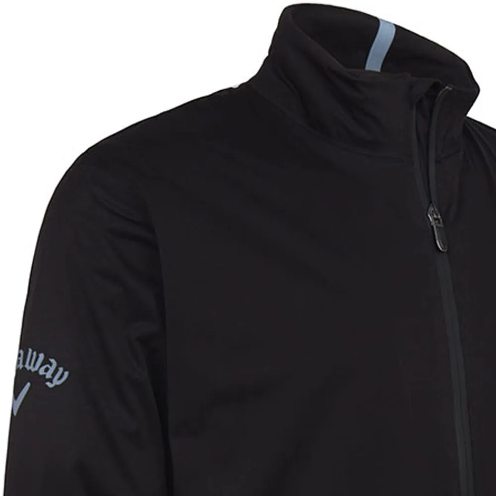 Callaway Stormlite Waterproof Jacket - Caviar/Caviar Classic Casual Look Clean Lines