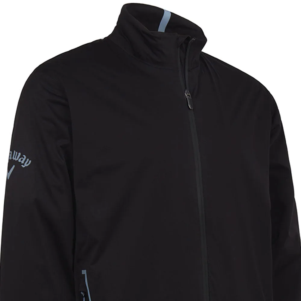 Callaway Stormlite Waterproof Jacket - Caviar/Caviar Ventilated Panels