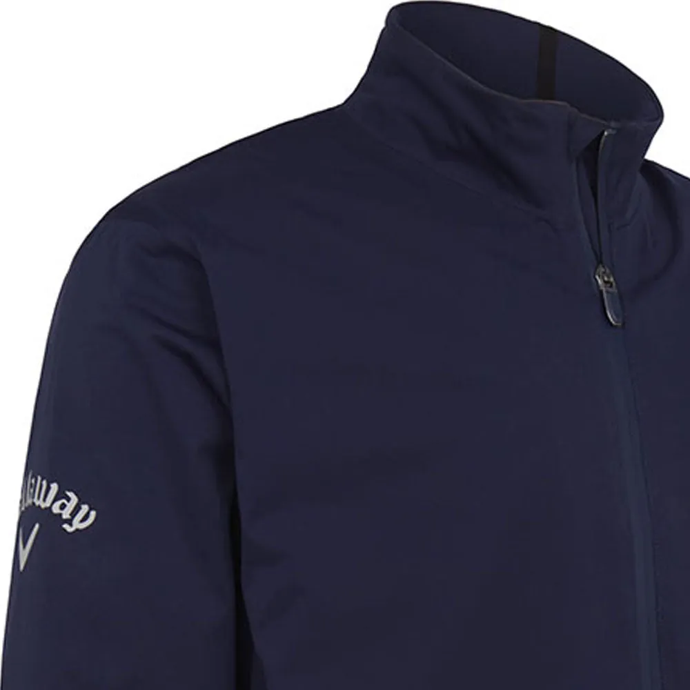 All Season Performance Weave Static Dissipating Threading Callaway Stormlite Waterproof Jacket - Peacoat