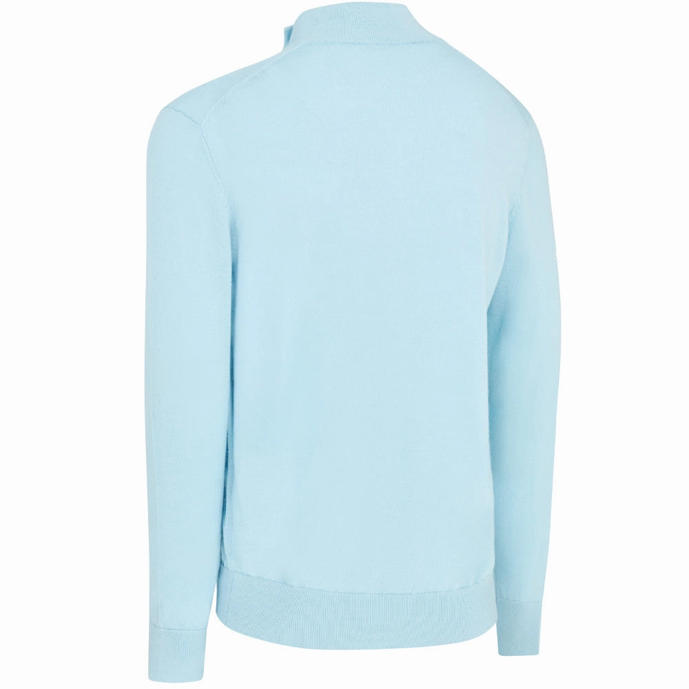 Custom made Essential Layer Callaway 1/4 Blended Merino Sweater - Arctic Paradise
