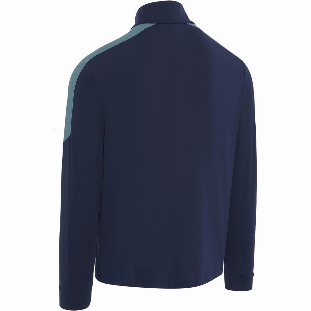 Callaway 1/4 Zip Block Chev Pullover - Peacoat product safety Layer Fit