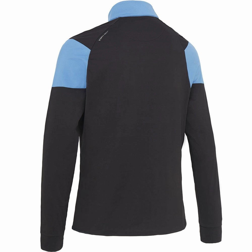 Callaway 1/4 Zip Colour Block Pullover - Caviar Layered Wear