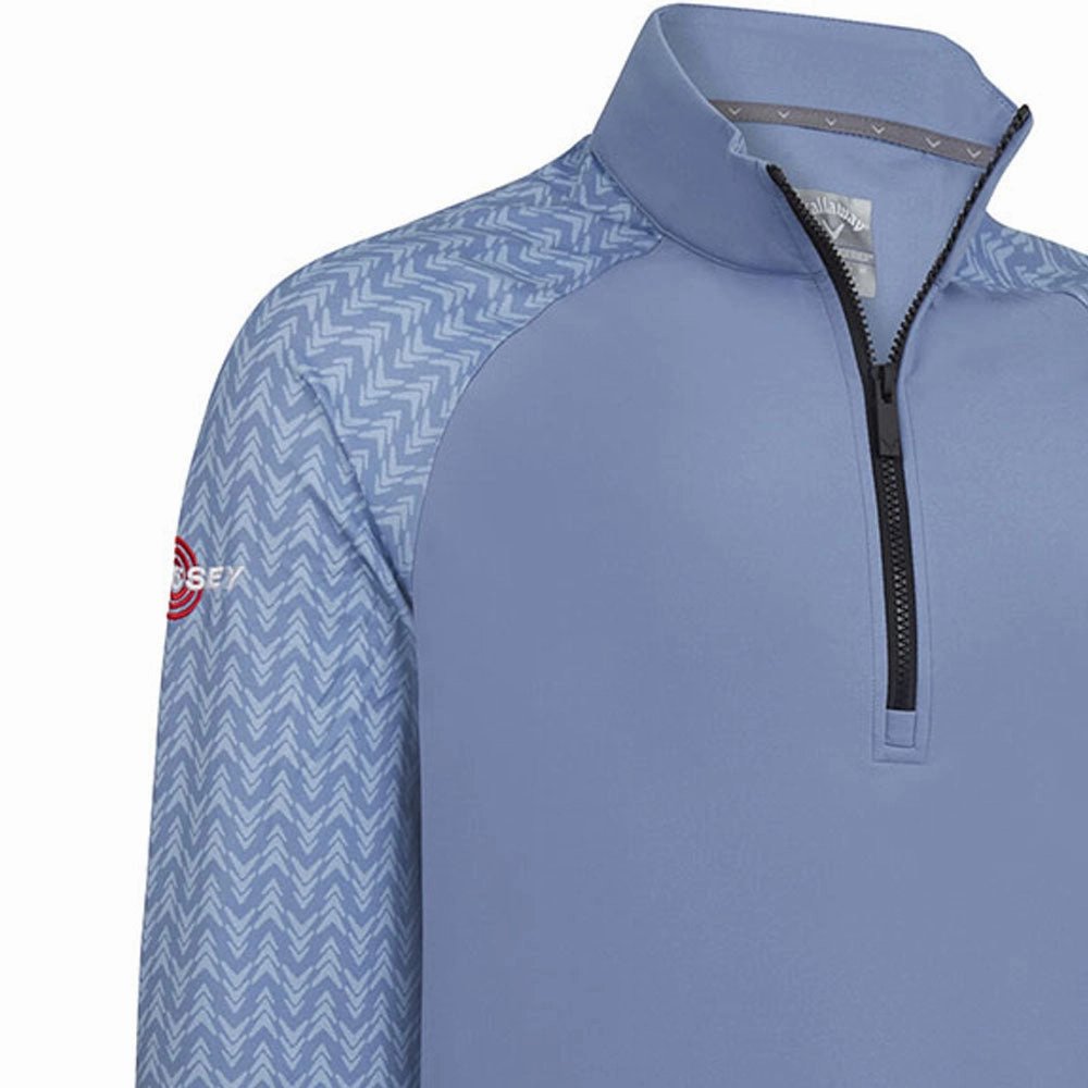 Weekend Casual Callaway 1/4 Zip Odyssey Blocked Pullover - Infinity
