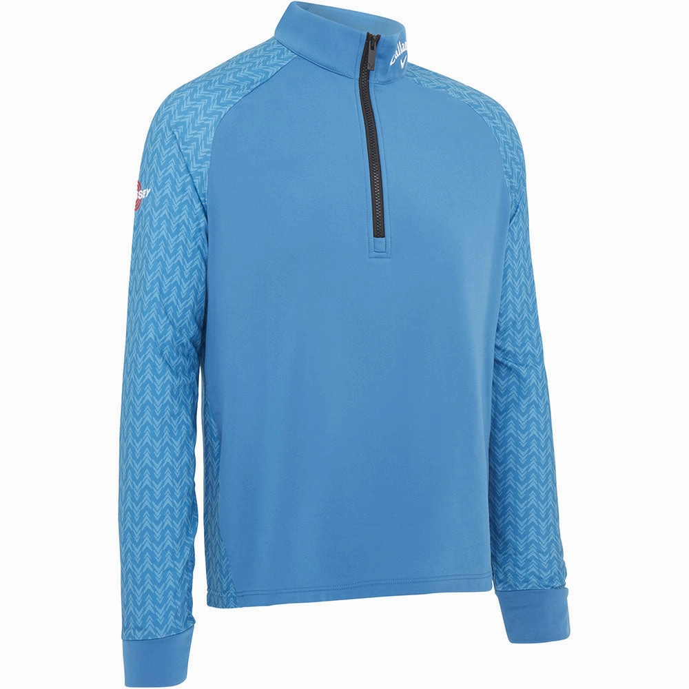 Easy to Carry Classic Active Callaway 1/4 Zip Odyssey Blocked Pullover - Vallarta Blue