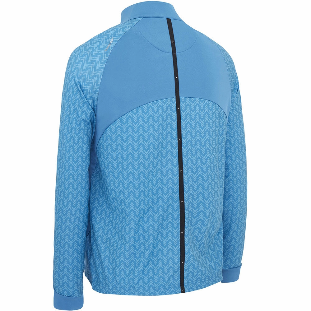Competitive Advantage Light Warmth Callaway 1/4 Zip Odyssey Blocked Pullover - Vallarta Blue