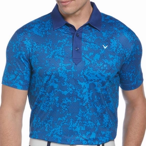 RelaxedFit Callaway All Over Abstract Polo Shirt -  Limoges