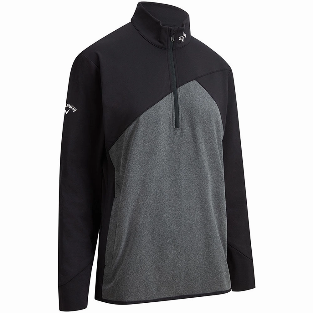 Callaway Aquapel 1/4 Zip Pullover - Caviar Sporty Fashion