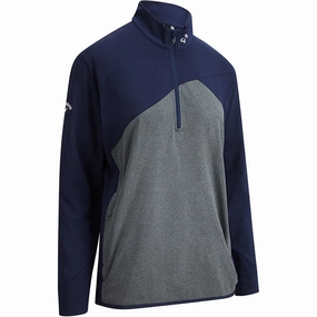 product bag functionality Callaway Aquapel 1/4 Zip Pullover - Peacoat
