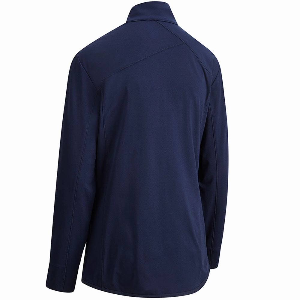 product fleece lining warmth Fashion Essential Callaway Aquapel 1/4 Zip Pullover - Peacoat