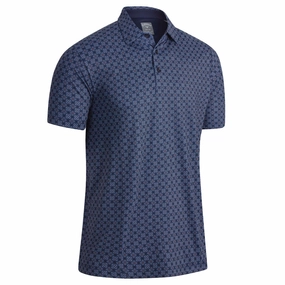 Callaway Art Deco Printed Polo Shirt - Peacoat black friday